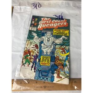 Marvel The West Coast Avengers Comic Book 22 Ancient Egypt‎ Dr Strange